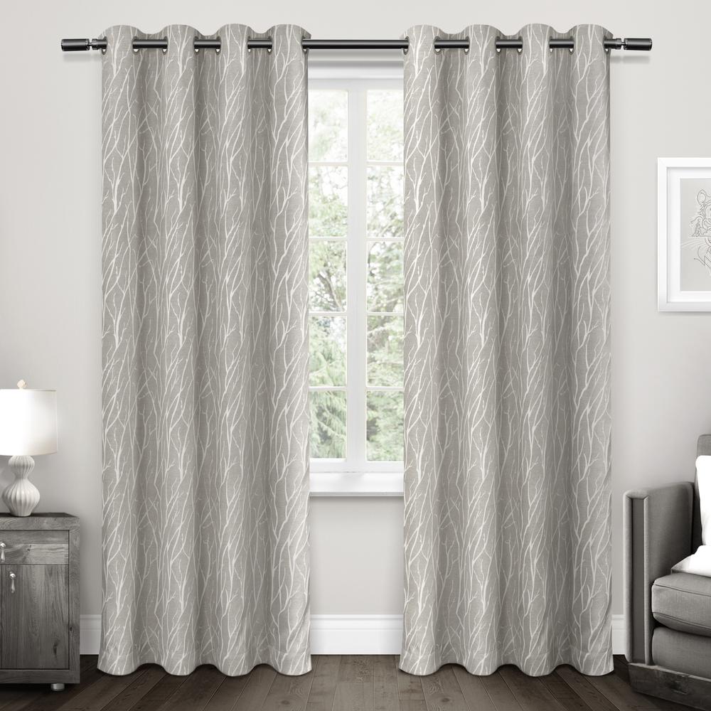 Forest Hill 52 In W X 108 In L Woven Blackout Grommet Top