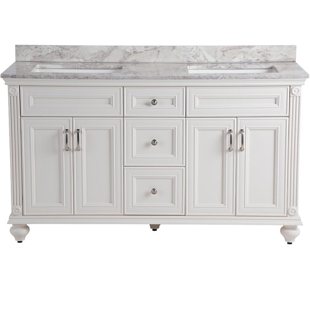Cream Bathroom Vanities Bath The Home Depot Annakin