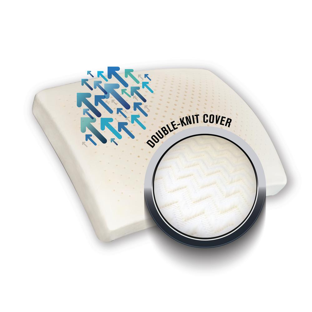 Comfort Tech Serene Foam Side Sleeper Pillow 031374555957 The Home Depot