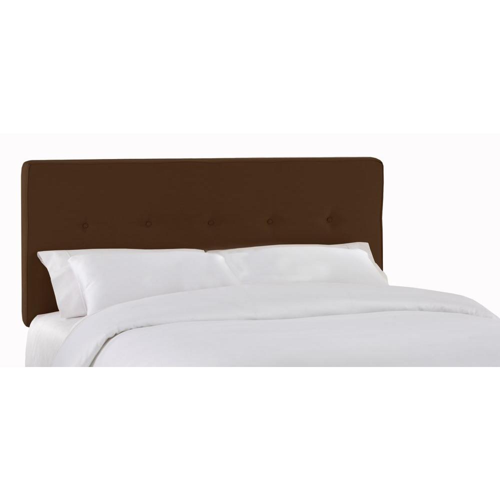 Soho Chocolate Queen Headboard 682pchoc The Home Depot Soho Chocolate Queen Headboard