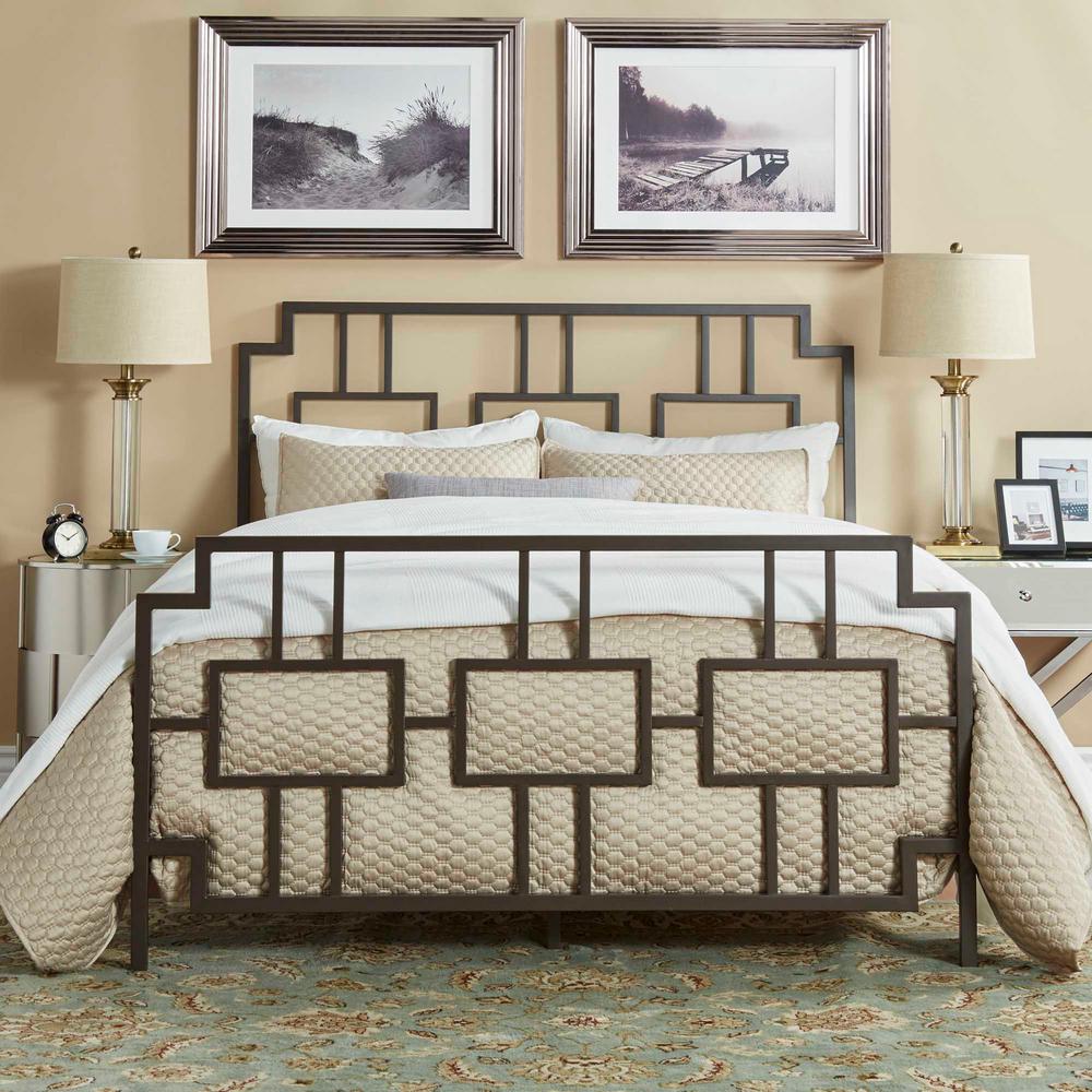 Homesullivan Letti Bronzed Black Queen Bed Frame 40e432bq 1dkbed Homesullivan Letti Bronzed Black Queen Bed Frame 40e432bq 1dkbed The Home Depot