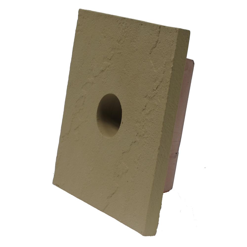 NextStone Sandstone Buff 8 in. x 9 in. Small Universal Mounting Block