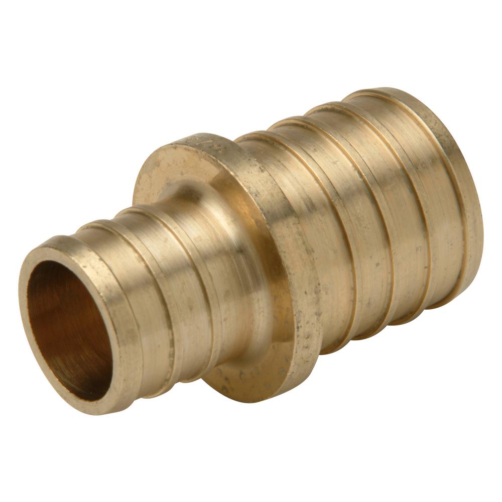 UPC 084169016348 product image for Zurn 3/4 in. Barb x 1/2 in. Barb Brass Coupling Lead Free | upcitemdb.com