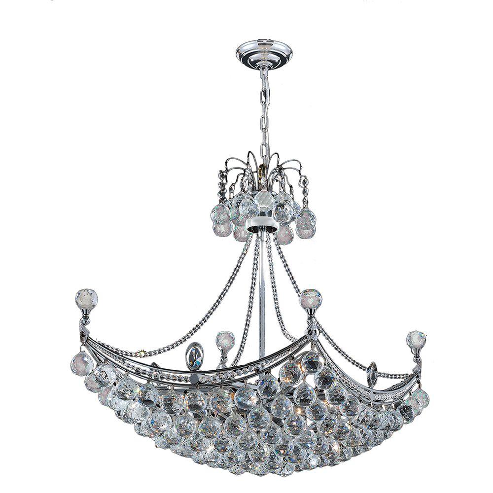 Worldwide Lighting Empire Collection 8 Light Polished