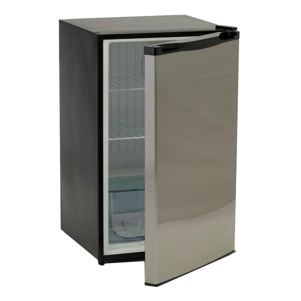 Bullet 4 5 Cu Ft Mini Refrigerator In Stainless Steel 21008 The Mini Refrigerator In Stainless Steel