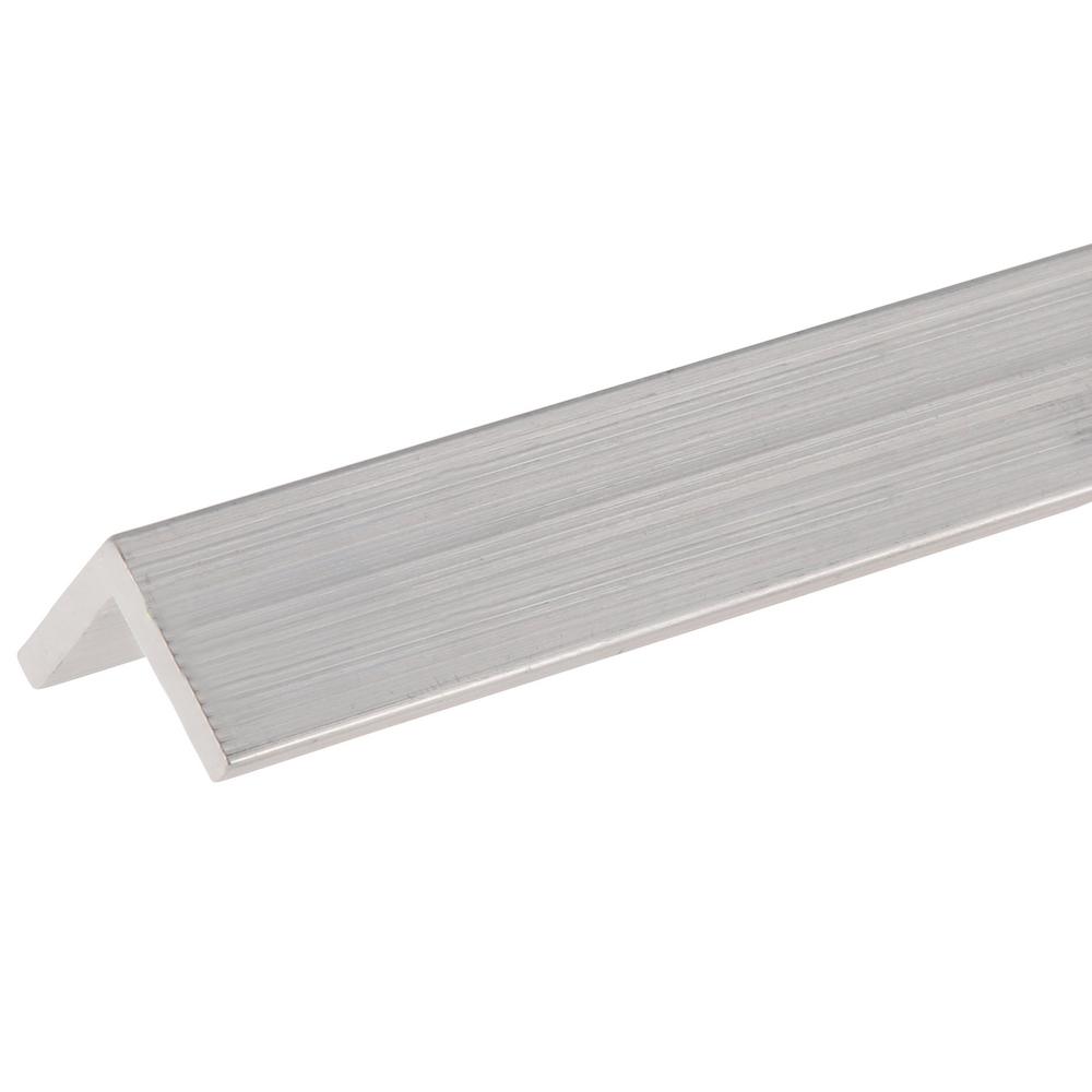 2/" W x 2/" H x 1//8/" Wall Fits 1-3//4/" Mill Finish 4 Foot Aluminum Channel: