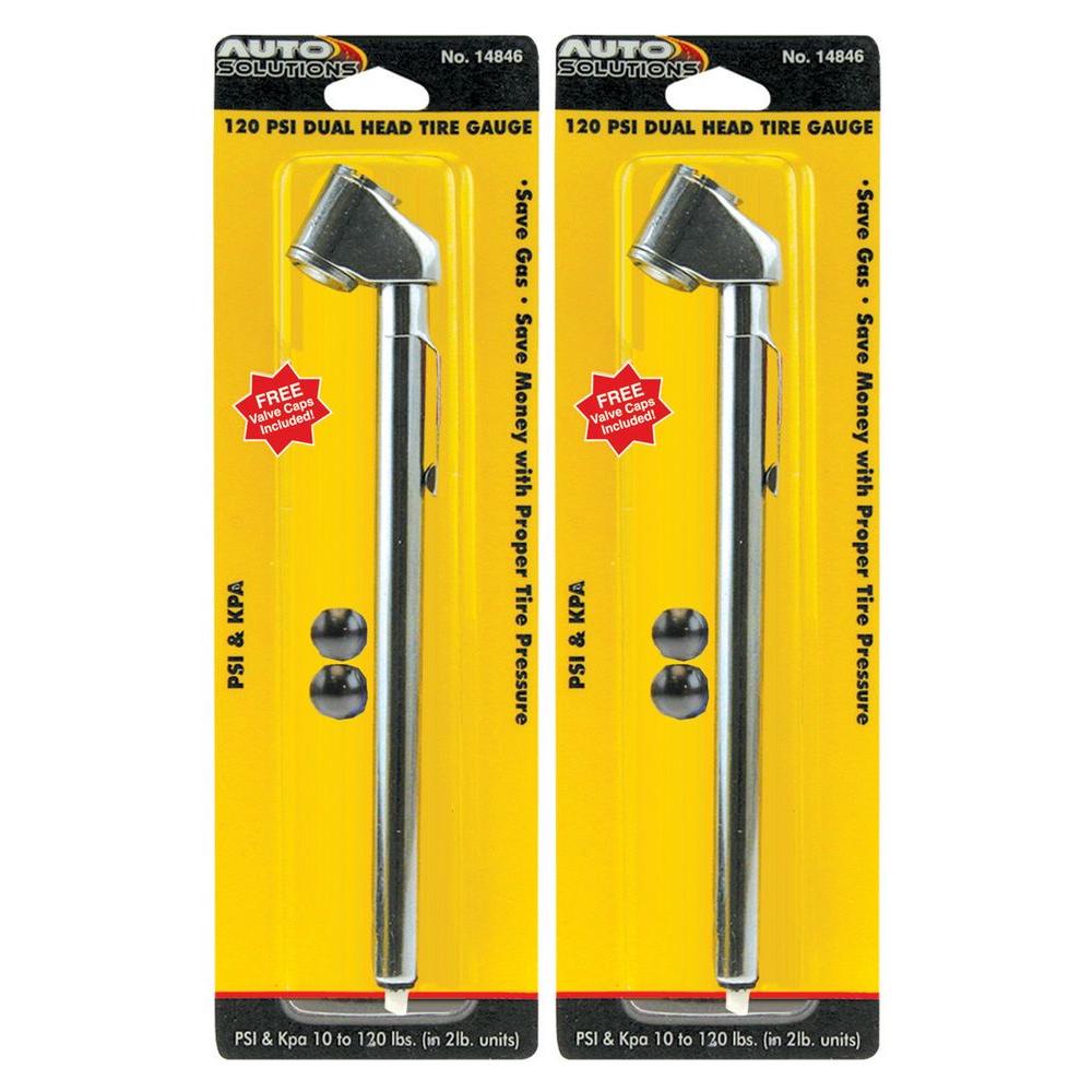 VIAIR 2 in. Tire Pressure Gauge (0100 psi)90072 The Home Depot