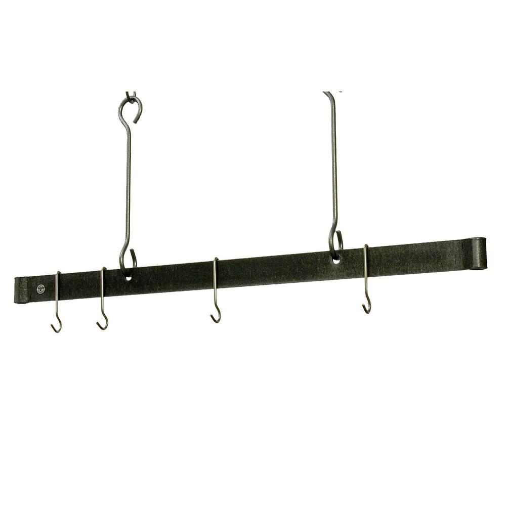 Enclume Handcrafted 36 In Offset Hook Ceiling Bar With 6 Hooks