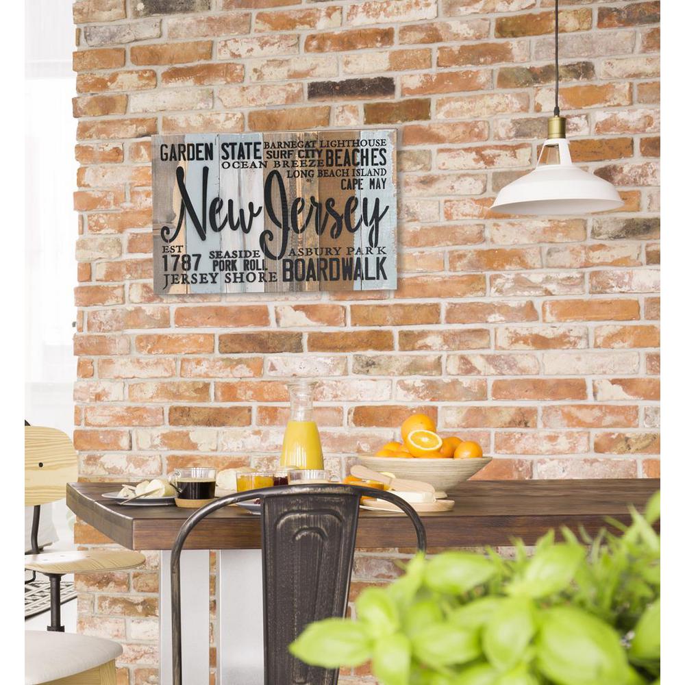 Sweet Bird Co New Jersey Est 1787 Reclaimed Wood Decorative Reclaimed Wood Decorative