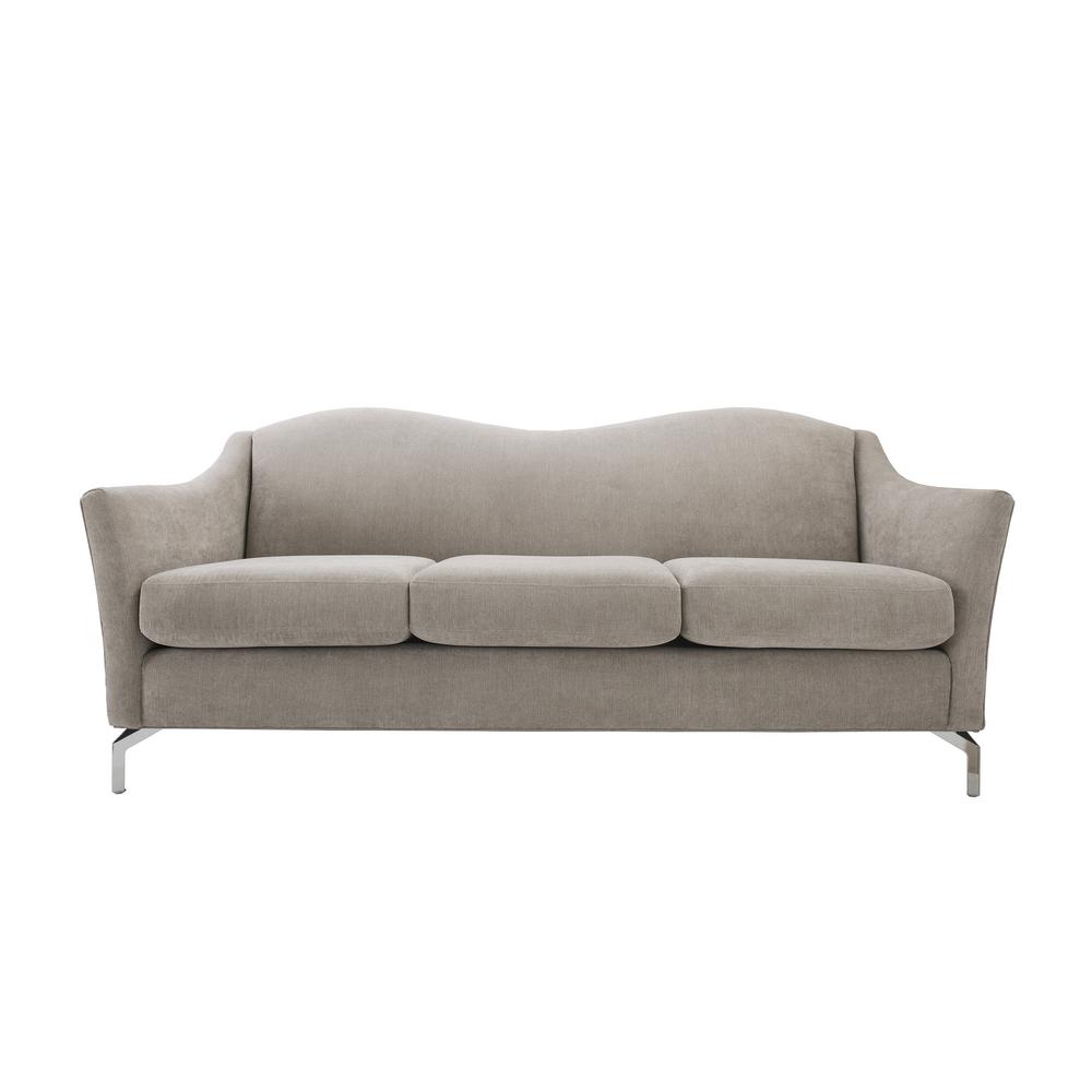 Sandy Wilson Vincent Silver Grey Camelback Sofa S63430 3 857 The Sandy Wilson Vincent Silver Grey Camelback Sofa