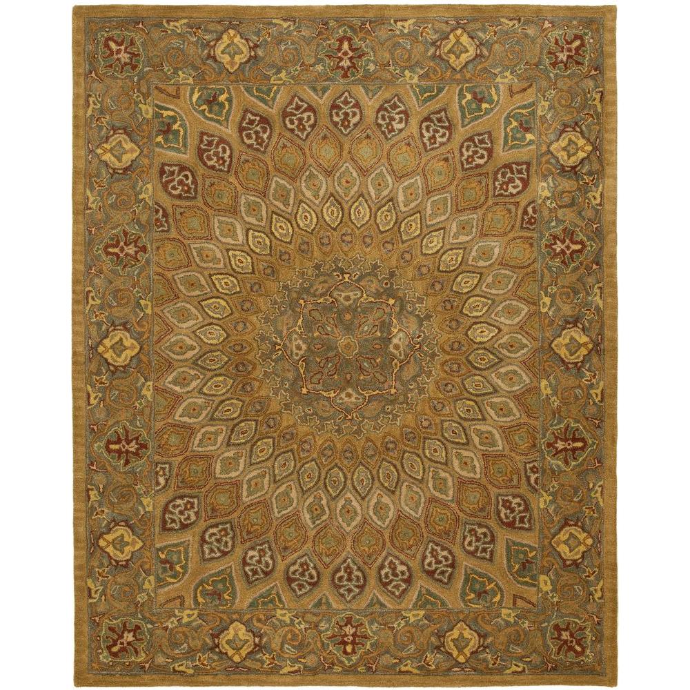 Safavieh Heritage Light Brown Grey 9 Ft X 12 Area Rug Hg914a Safavieh Heritage Light Brown Grey 9 Ft X 12 Area Rug