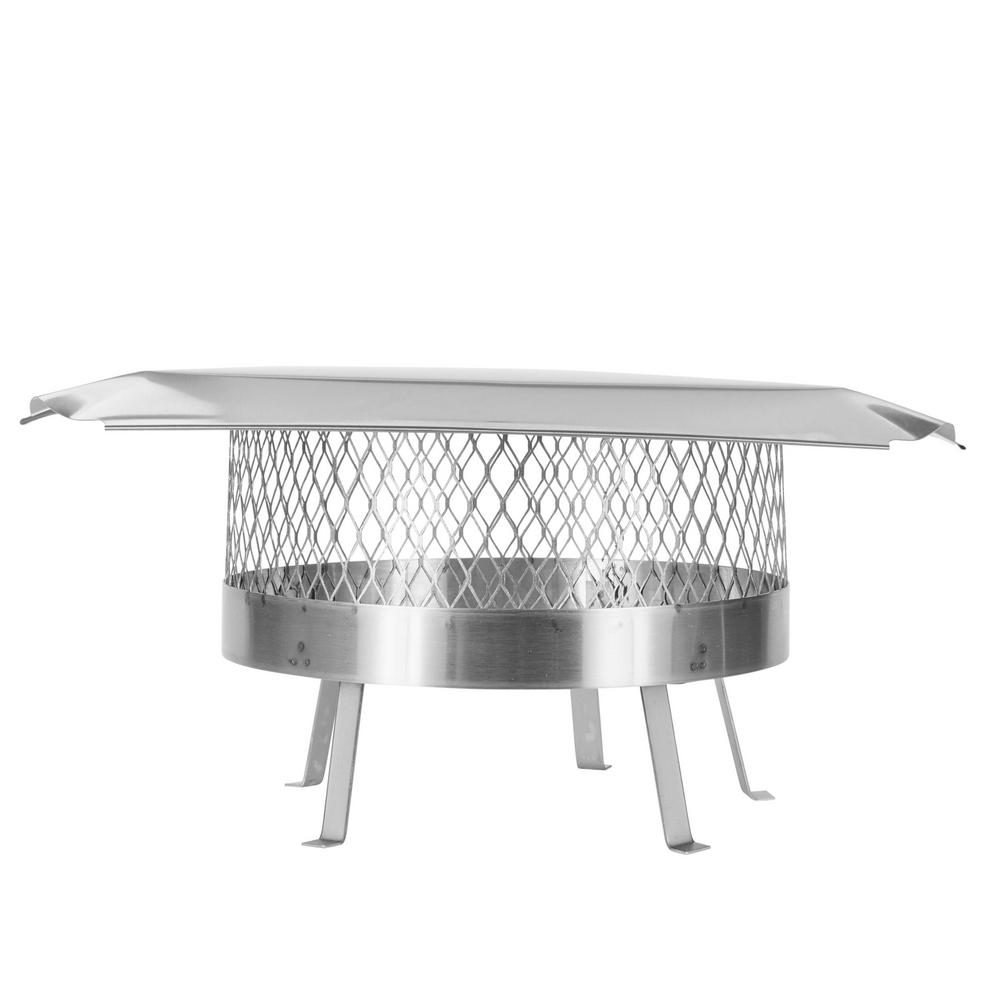 HYC 18 in. Round SlipIn Welded Leg Single Flue Chimney Cap in