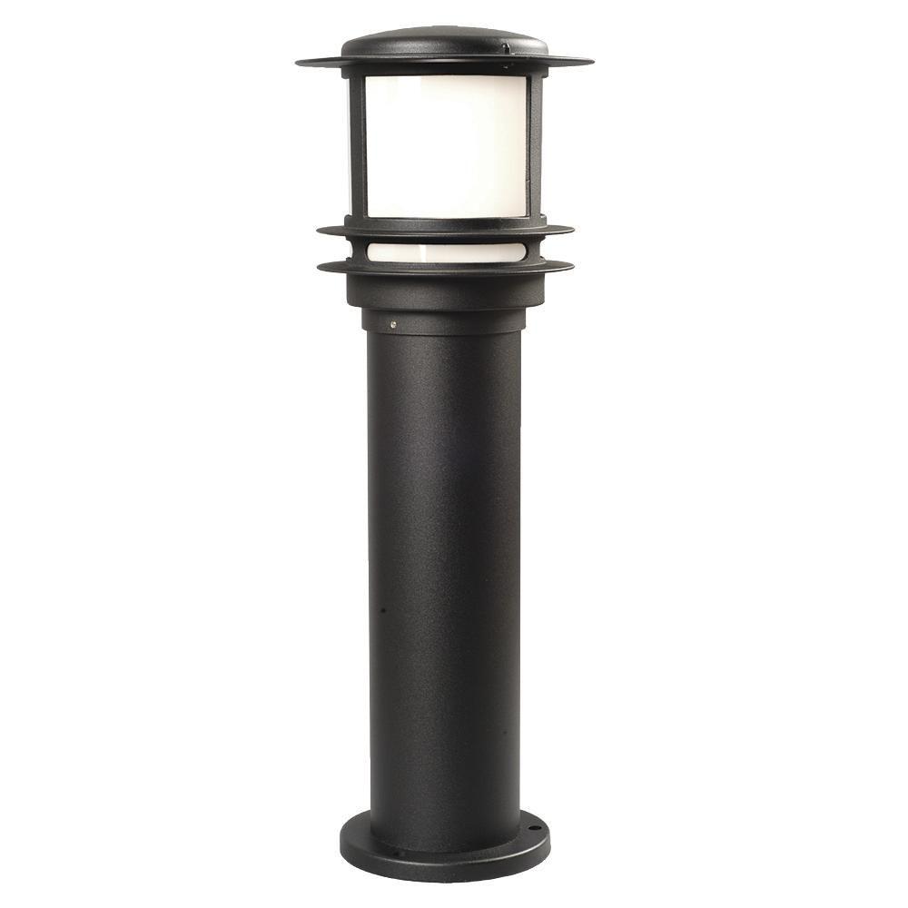 Canarm Hayden 3-light Black Outdoor Post Light With Frosted Glass 