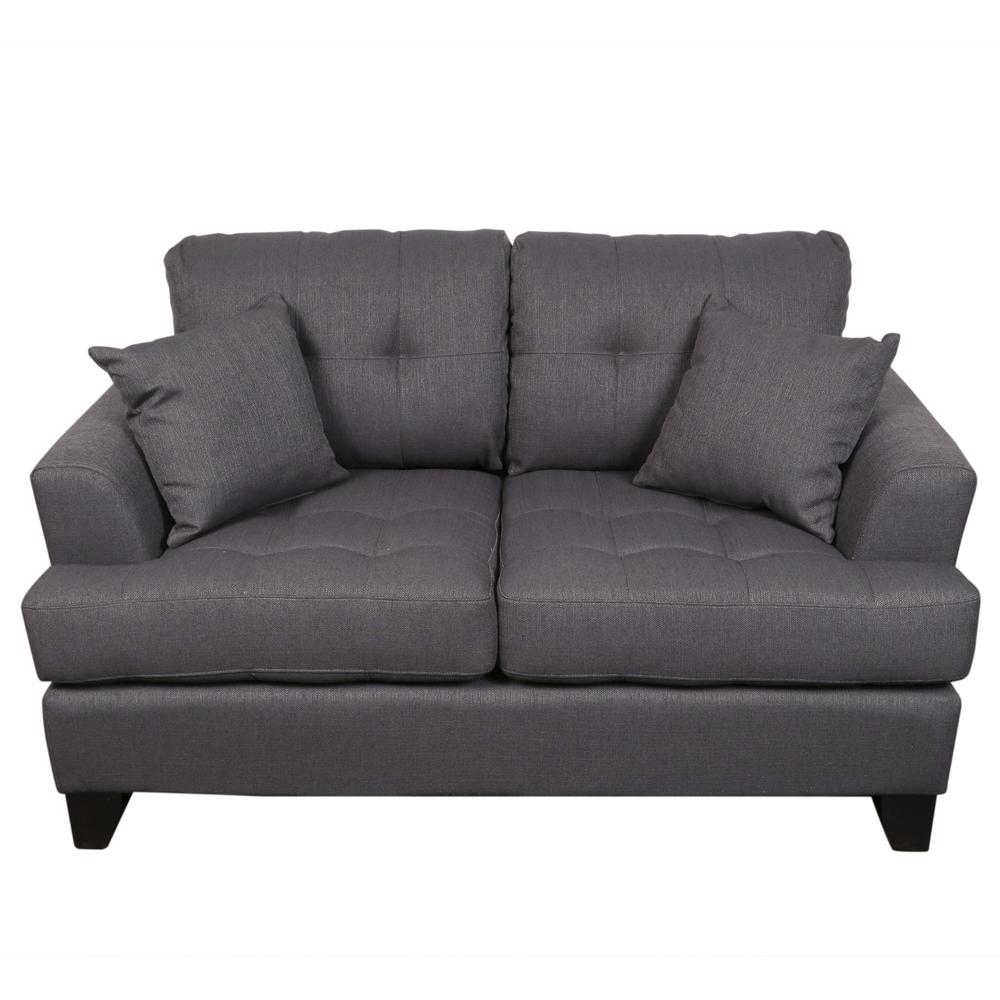 Norwich Gray Contemporary Tufted Loveseat 01 33c 02 1202b The Home Undefined Norwich Gray Contemporary Tufted Loveseat