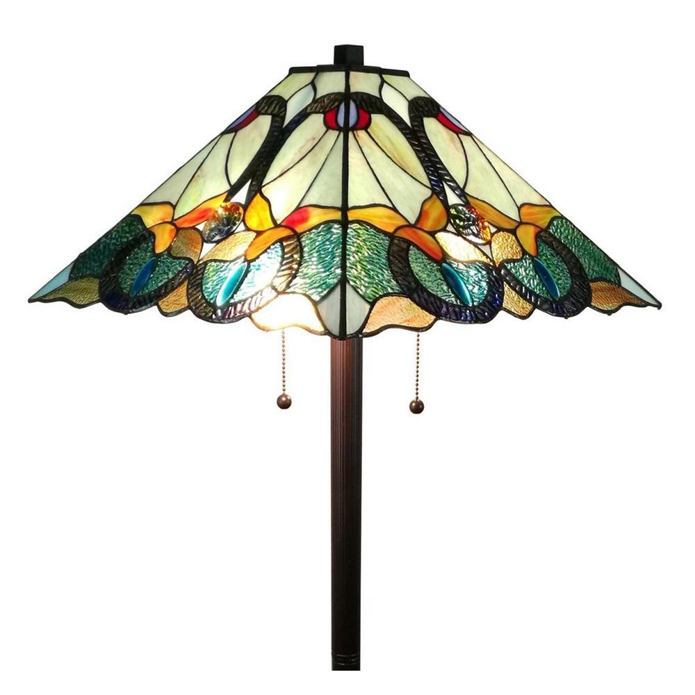Amora Lighting 63 In Multicolored Floor Lamp Am255fl17 The Home Depot Multicolored Floor Lamp