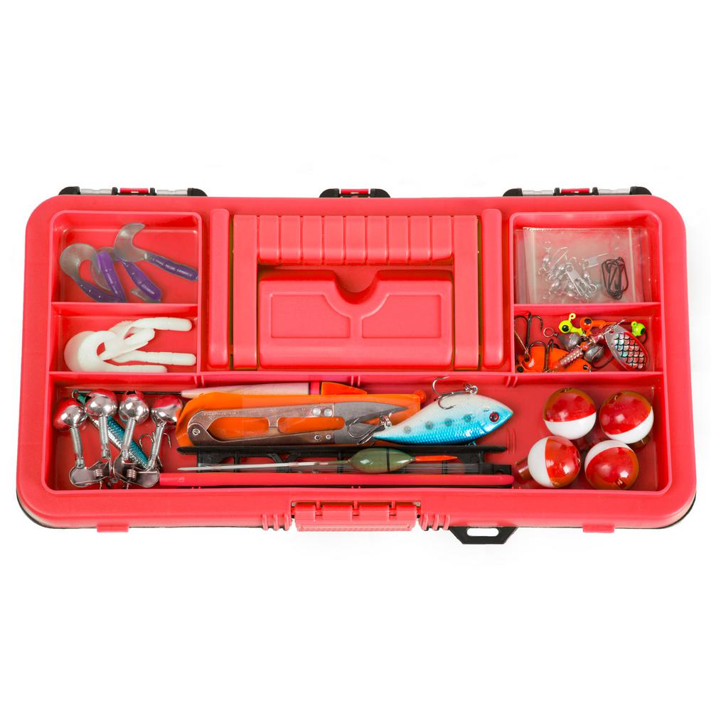 complete fishing tackle box kit