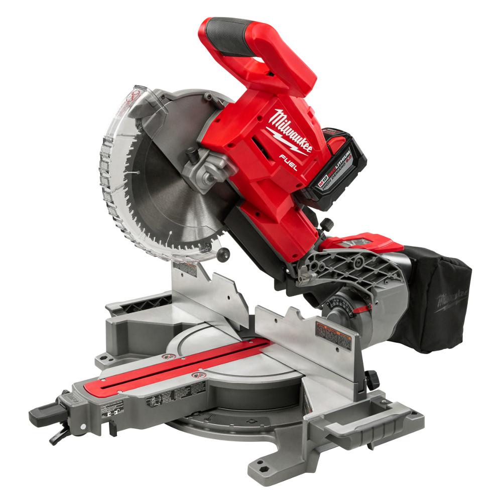 M18 FUEL 18-Volt Lithium-Ion Brushless Cordless 10 in. Dual Bevel Sliding Compound Miter Saw Kit W/(1) 9.0Ah Battery