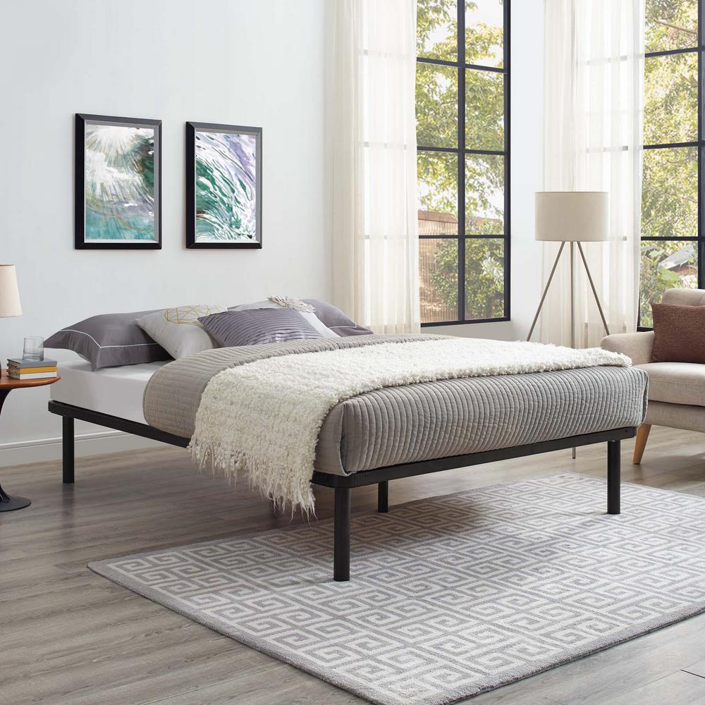 Modway Rowan Brown King Bed Frame Mod 5550 Brn The Home Depot