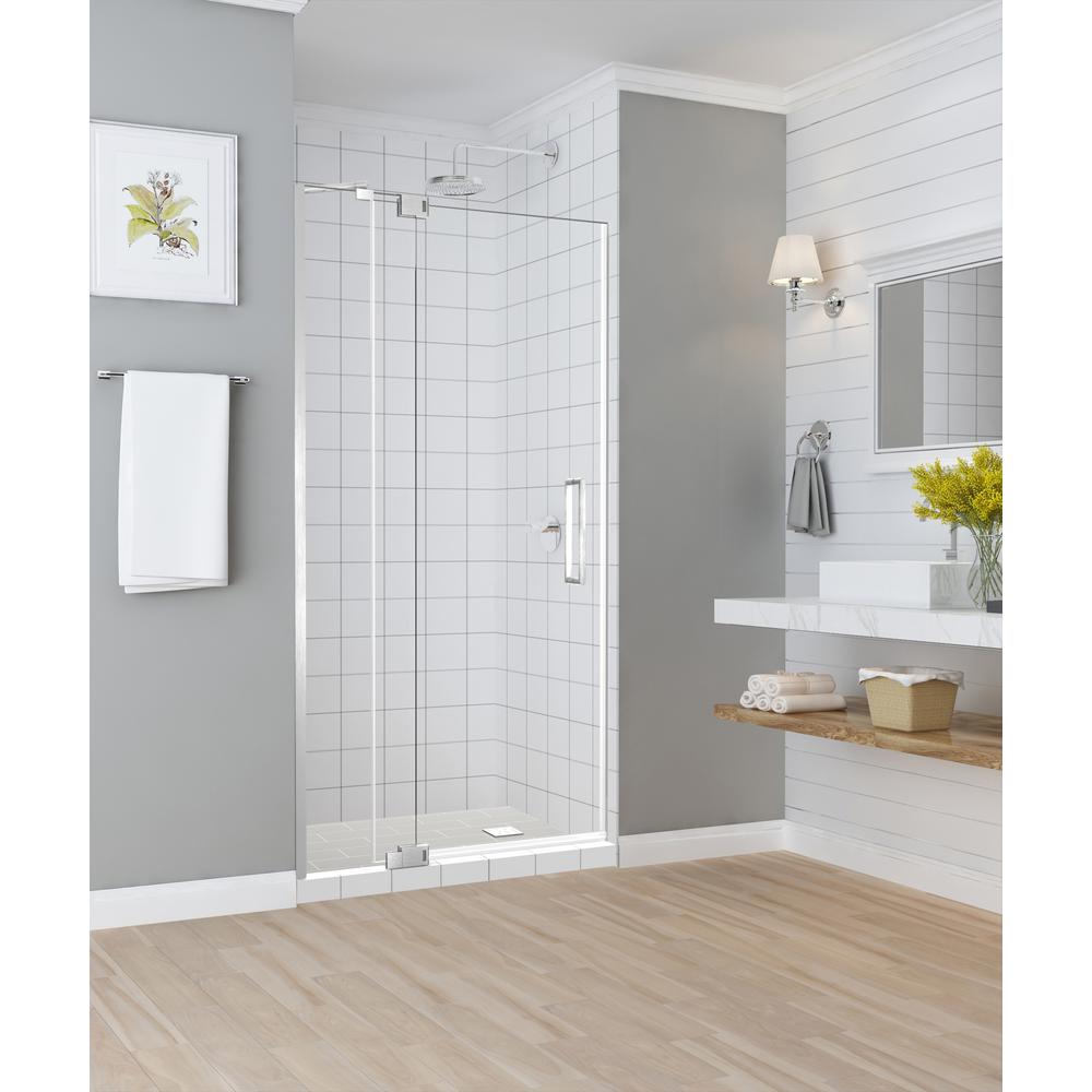 UPC 192540000104 product image for Aston Madox 31 in. to 36 in. x 74.875 in. Frameless Pivot Shower Door in Stainle | upcitemdb.com