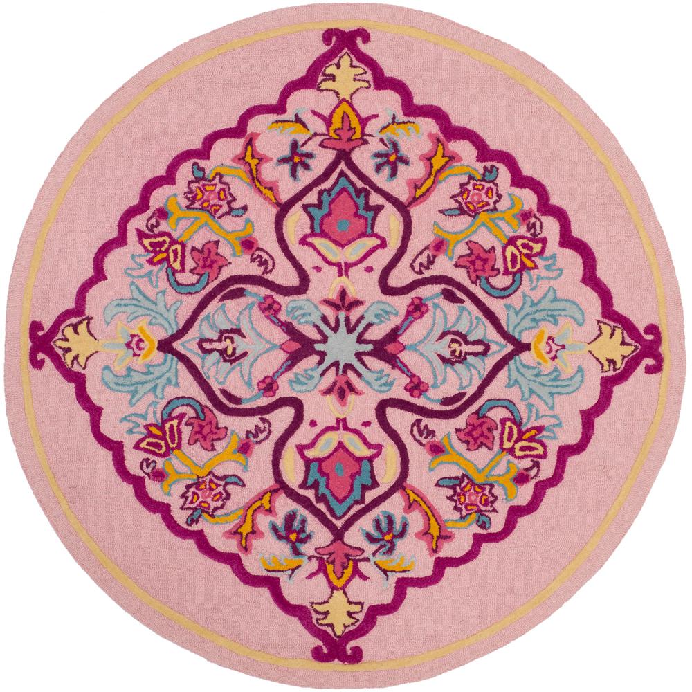 nuLOOM Vintage Reiko Pink 5 ft. Round Area RugMCGZ01B505R The Home