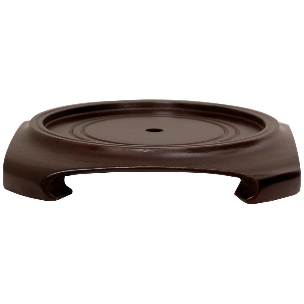 Oriental Furniture Rosewood 3 5 In W Decorative Vase Stand St