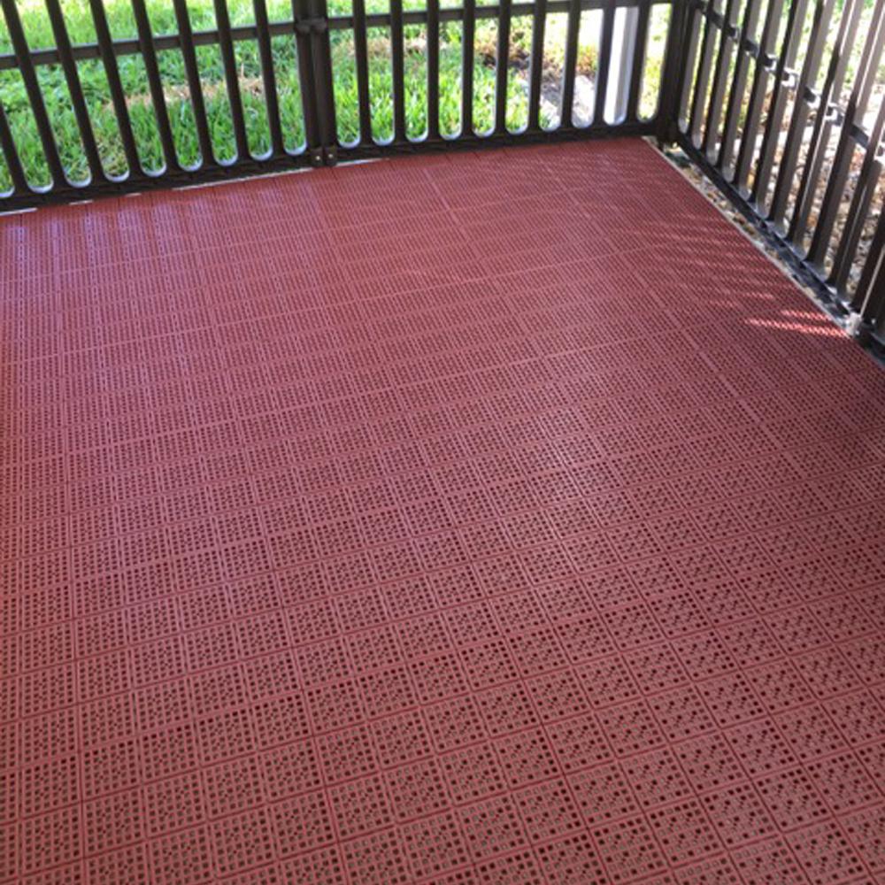 Greatmats Patio Non Slip 11 5 In X Interlocking Outdoor Deck Tile Pvc Terra Cotta Case Of 30 Pta 5tca30 The Home Depot - Interlocking Outdoor Patio Tile Flooring Greatmats Patio Non Slip 11 5 In X Interlocking Outdoor Deck Tile Pvc Terra Cotta Case Of 30 Pta 5tca30 The Home Depot - Interlocking Outdoor Patio Tile Flooring