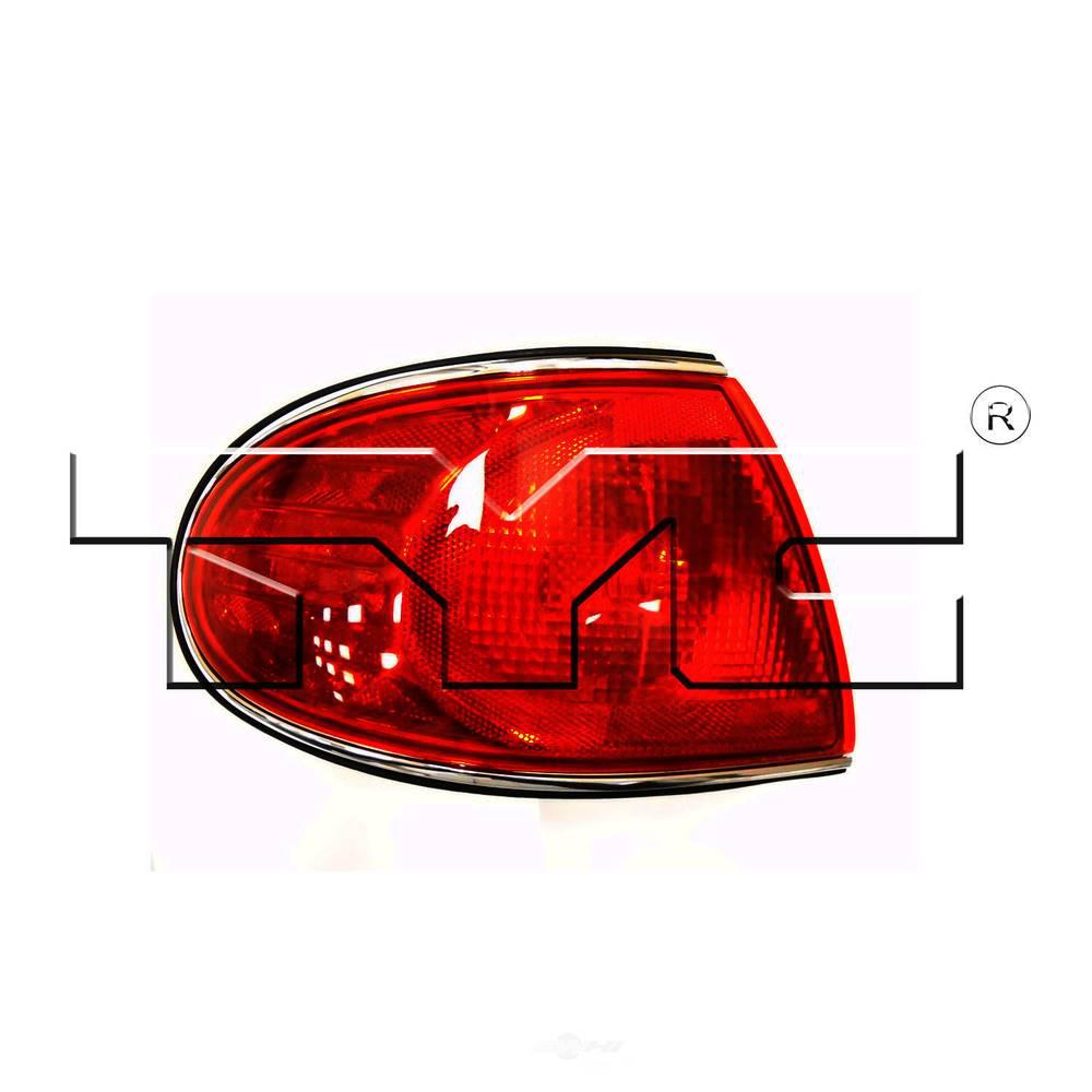 TYC Tail Light Assembly 20012005 Buick LeSabre11597491 The Home Depot