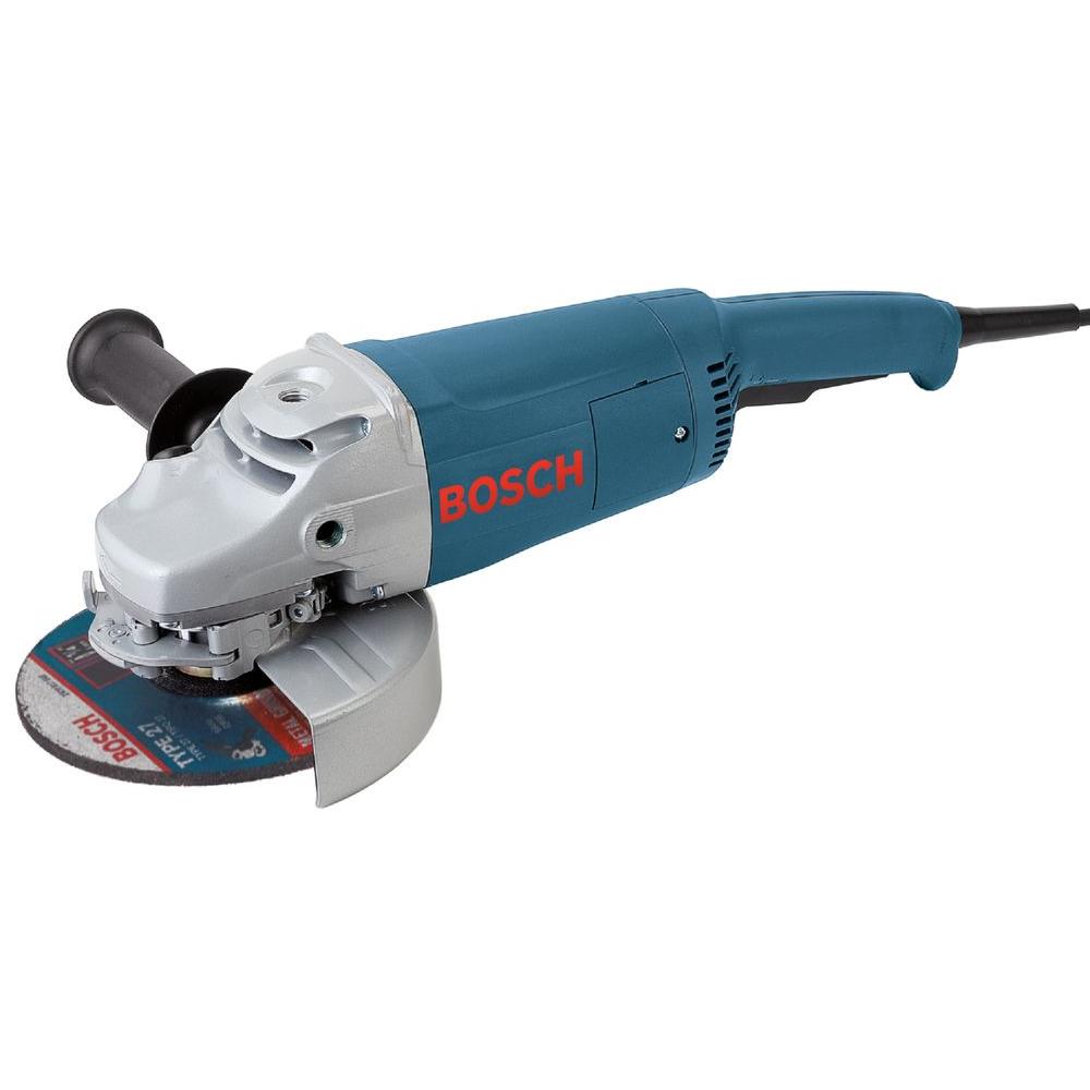 Bosch 15 Amp Corded 7 In Large Angle Grinder With Rat Tail 1772 6