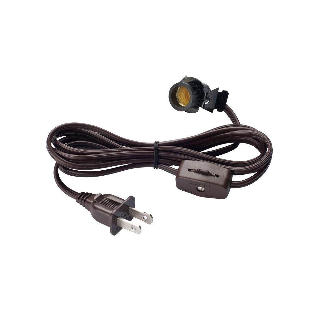 6 ft. Cord Set with Candelabra-Base Socket and Cord Switch
