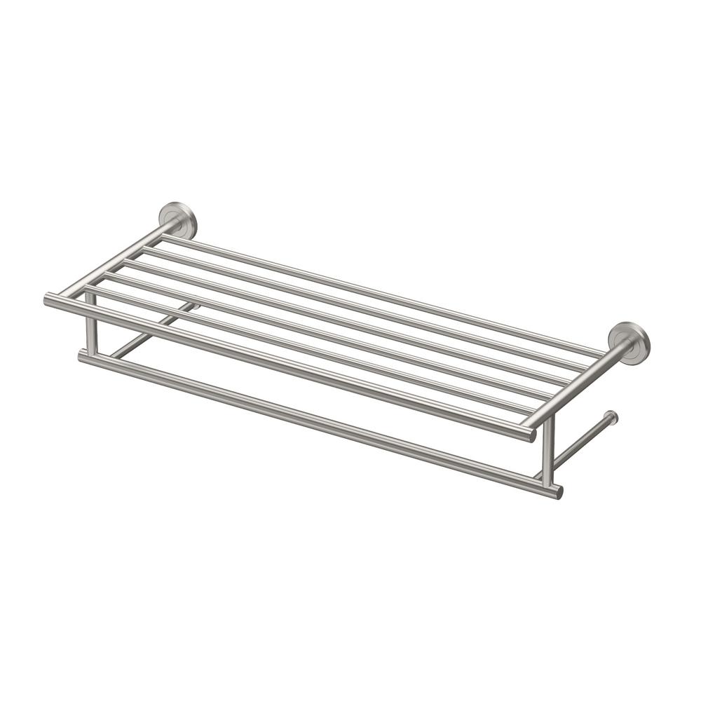 Gatco Latitude II 24 in. Towel Rack in Satin Nickel4297 The Home Depot