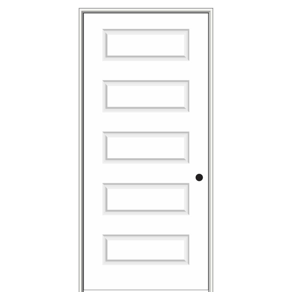 Mmi Door 32 In X 80 In Smooth Rockport Left Hand Solid Core