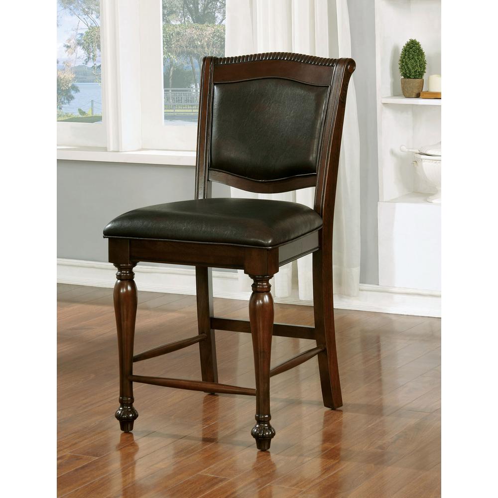 William S Home Furnishing Alpena Traditional Brown Cherry Style William S Home Furnishing Alpena Traditional Brown Cherry Style Counter Height Chair