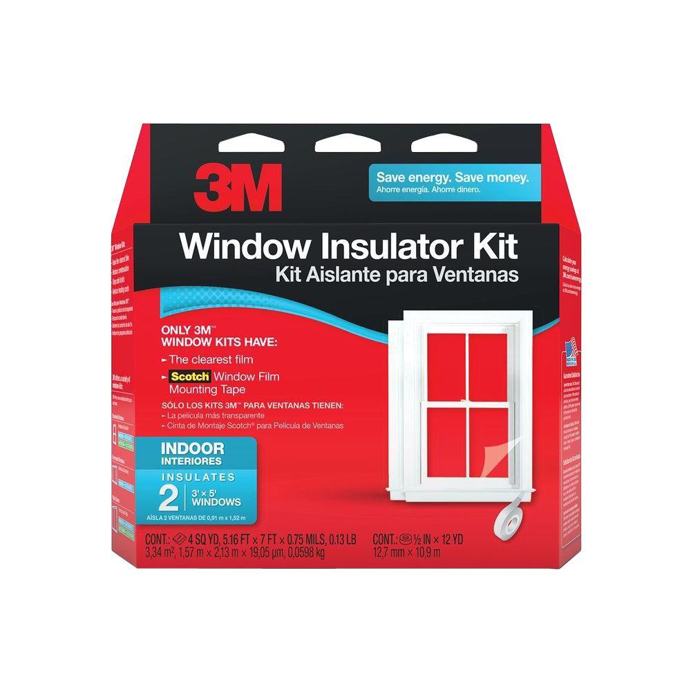 3M 62 in. x 84 in. Clear Plastic Indoor Window Kit-2120-EP - The ...