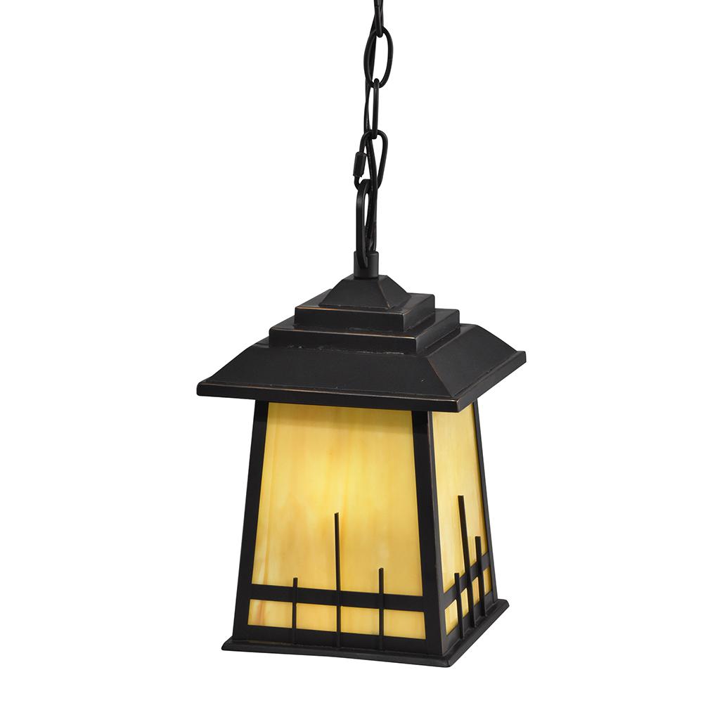 Dale Tiffany Clyde 1 Light Oil Rubbed Bronze Outdoor Hanging Pendant Clyde 1 Light Oil Rubbed Bronze Outdoor Hanging Pendant