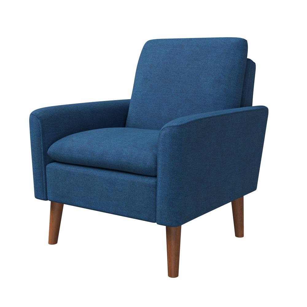 blue sitting chair