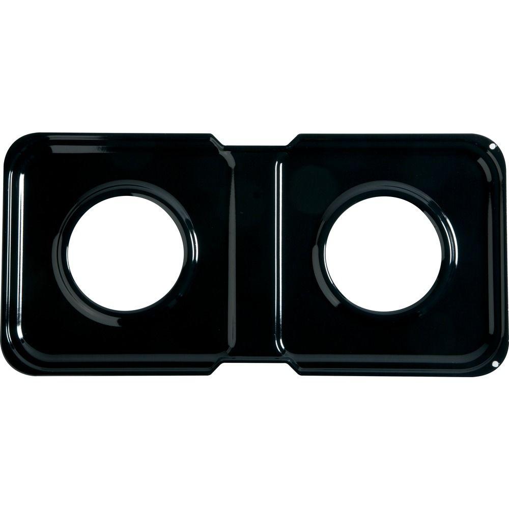 Ge 17 1 2 In X 8 1 2 In Porcelain Double Gas Range Drip Pan