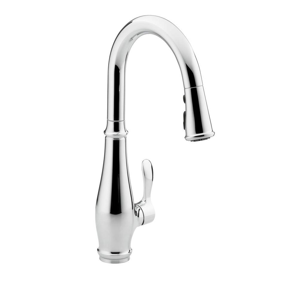 KOHLER Cruette Single-Handle Pull-Down Sprayer Kitchen Faucet in