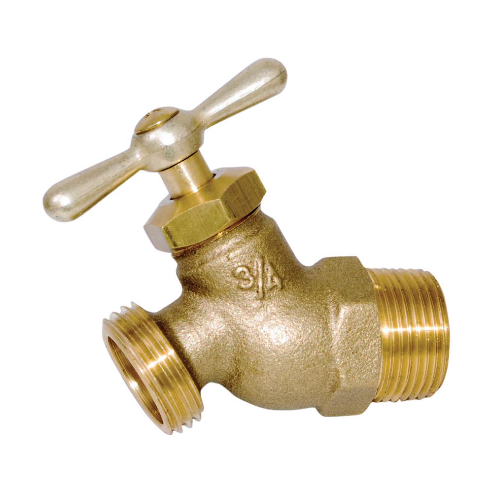 Eastman 1/2 in. MIP x 3/4 in. MHT Brass Hose Bibb48626 The Home Depot