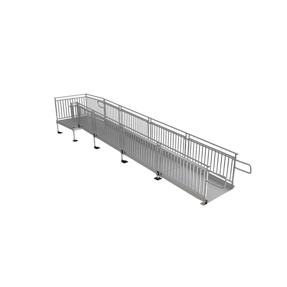 EZ-ACCESS PATHWAY HD 22 ft. Aluminum Code Compliant Modular Wheelchair Ramp System For Sale