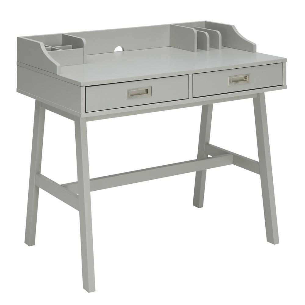 Sadie London Grey Small Office DeskSK19188AR1LG The Home Depot