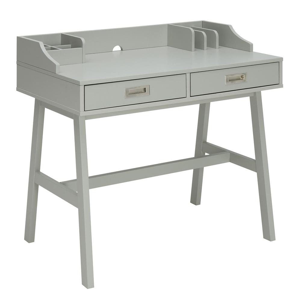 Classic Drawers Gray Desks Home Office Furniture The