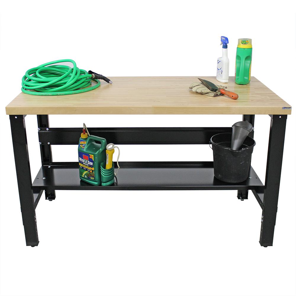 Borroughs 30 In X 60 In Heavy Duty Adjustable Height Workbench