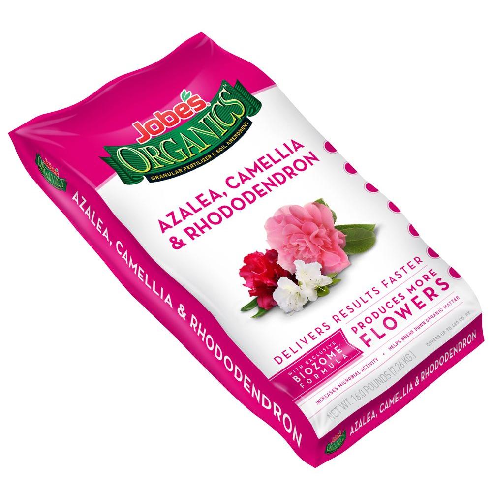 Jobe's Organic 16 lb. Granular Azalea/Camellia/Rhododendron Fertilizer09823 The Home Depot