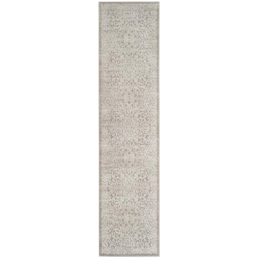 Safavieh Princeton Gray/Beige 2 ft. x 10 ft. Runner Rug-PRN714G-210 ...