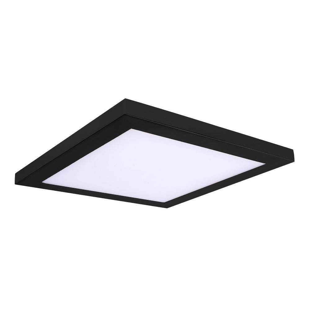Square Platter Light Length 13 In Nickel New Construction Recessed Square Slim Disk Length 10 In Black New Construction Recessed Integrated