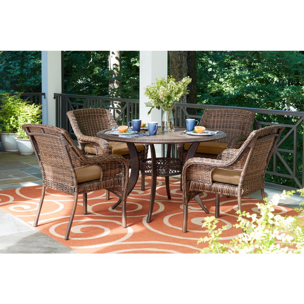 Hampton Bay 5 Piece Patio Furniture - patio furniture