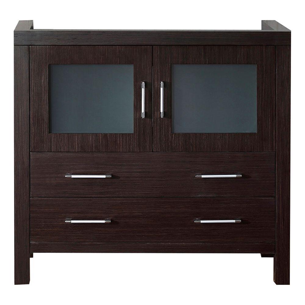 Virtu Usa Dior 36 In W Bath Vanity Cabinet Only Espresso Ks W Bath Vanity Cabinet Only In Espresso