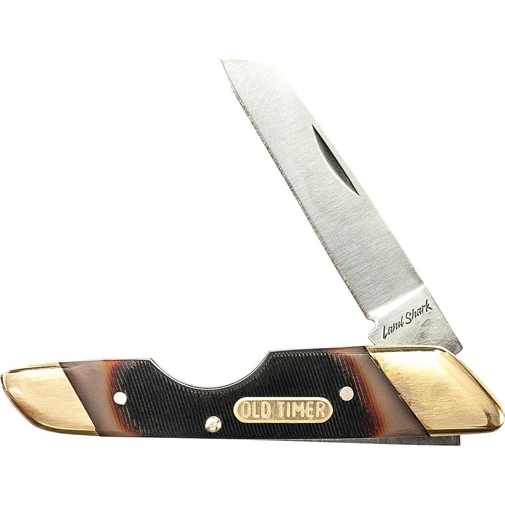 Schrade Old Timer Landshark Folding Pocket Knife19OT The Home Depot