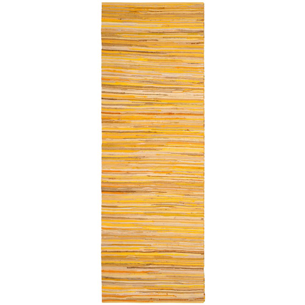 Safavieh Rag Rug Yellow Multi 2 Ft X 8 Runner Rar130h 28 Safavieh Rag Rug Yellow Multi 2 Ft X 8
