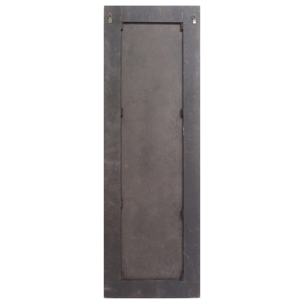 Homeroots Long Wood Mirror Wall Art 321307 The Home Depot Homeroots Long Wood Mirror Wall Art
